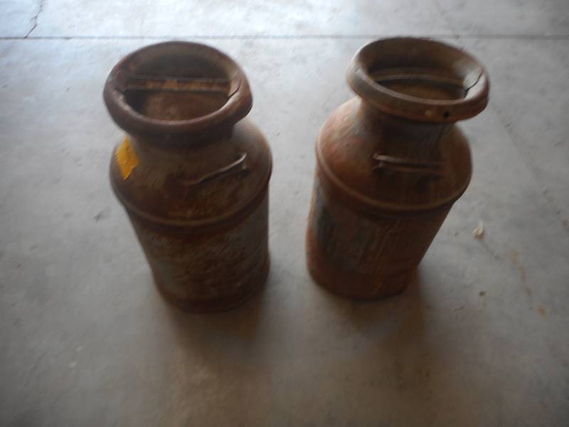 lot 17 image: Milk Cans