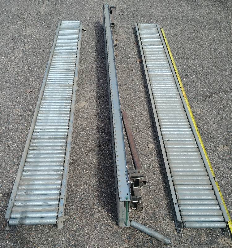 lot 8 image: qty3 10 roller conveyors