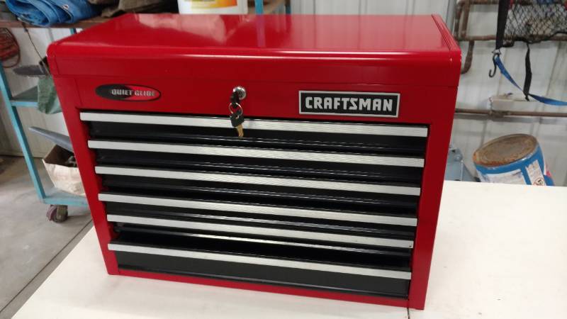 lot 2 image: Craftsman 6 drawer tool chest New