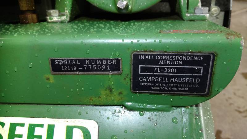 lot 29 image: Campbell Hausfield air compressor