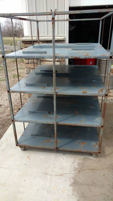 lot 34 image: 2 roller carts on casters
