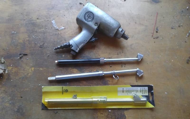 lot 24 image: Chicago Pneumatic 12 Inch Impact, 3-Tire Pressure Gauges