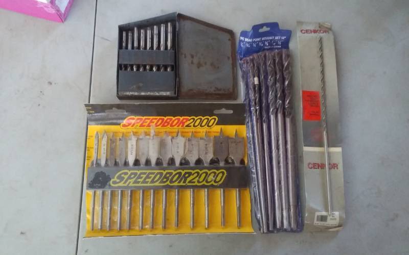 lot 42 image: Spade Bits & Other Drill Bits