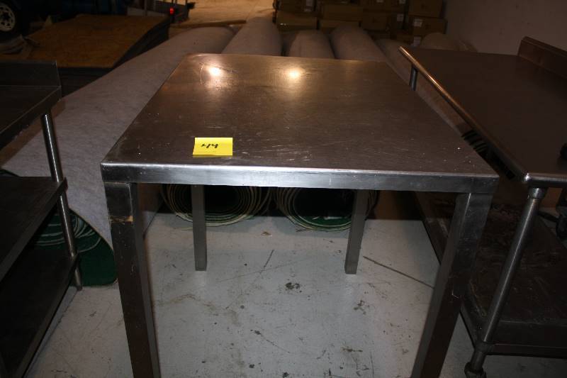 40 x 30 stainless steel table