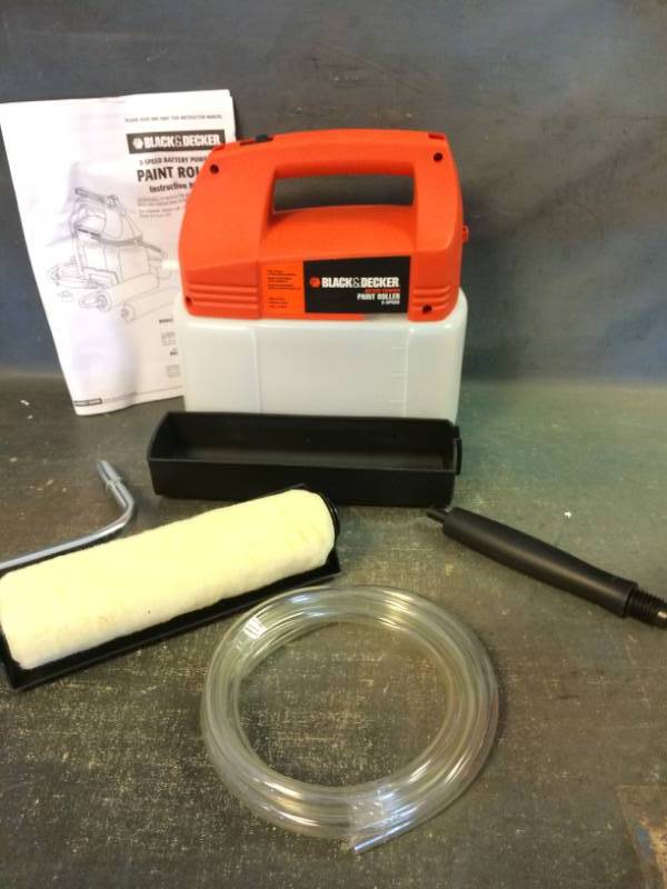 lot 25 image: Black & Decker Battery Powered Paint Roller