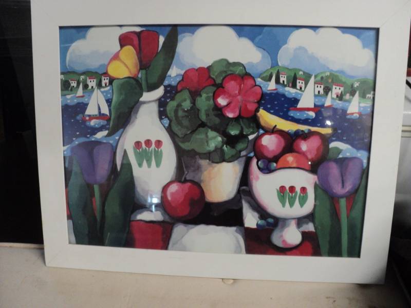 lot 14 image: Framed Print 29 x 23...
