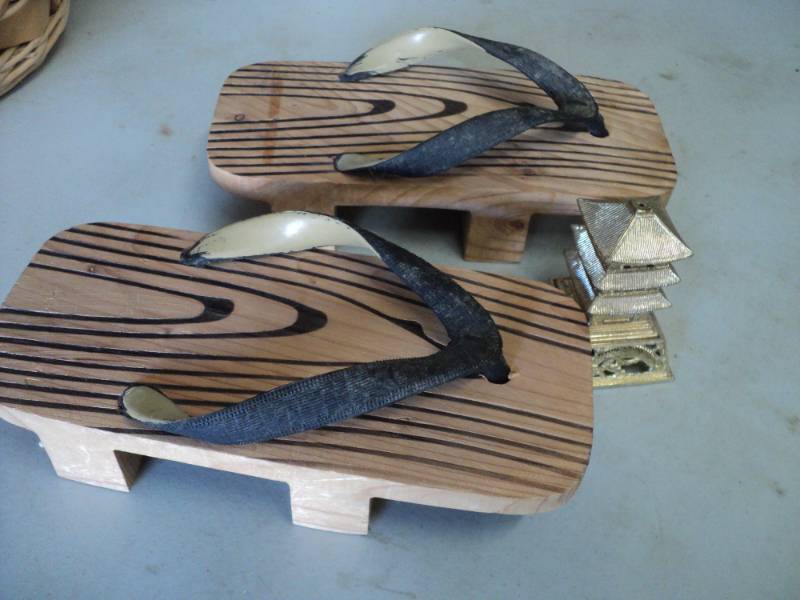 lot 57 image: Made in Japan Sandals and Dcor...