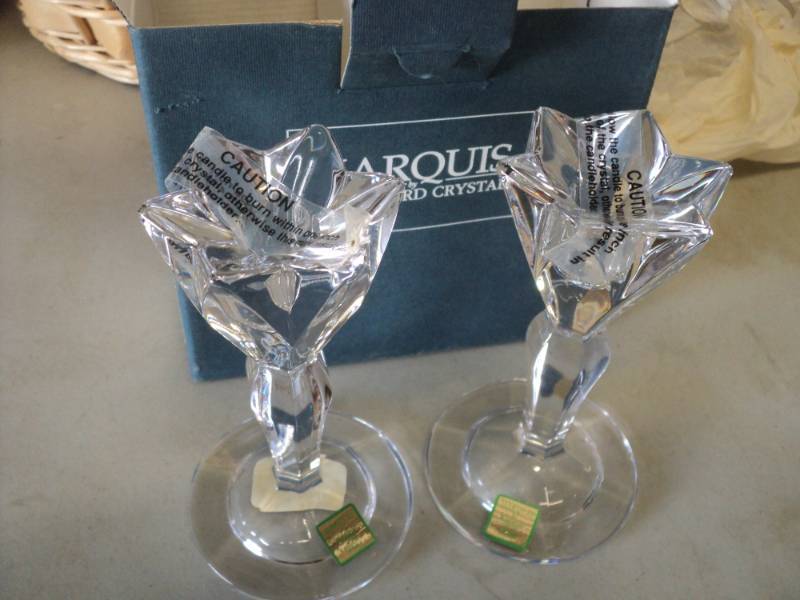 lot 58 image: New Marquis Waterford Crystal 8 Ca...