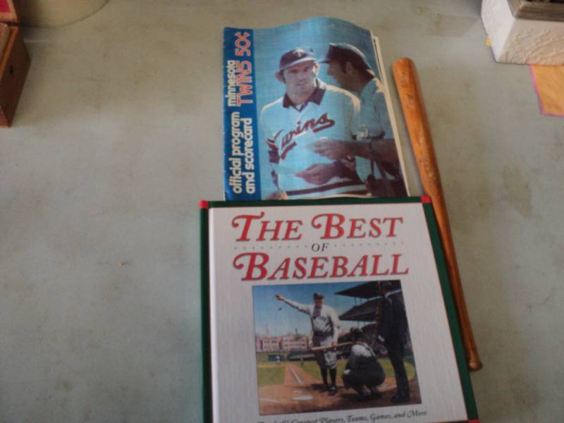 lot 63 image: Twins Baseball Book and Tony Oliva ...