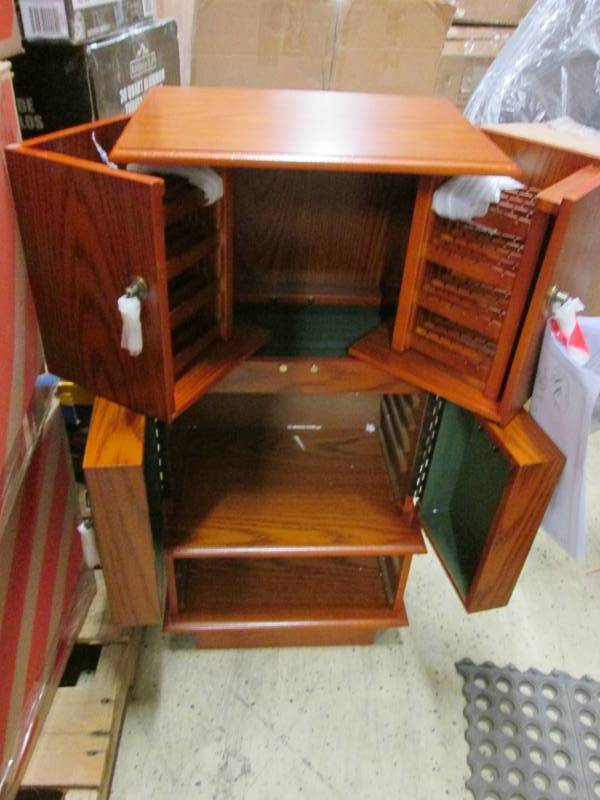 lot 3 image: Camille Jewelry Armoire open box, m...