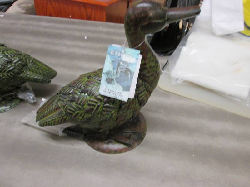 lot 61 image: Beckett Sitting Duck Water Feature ...