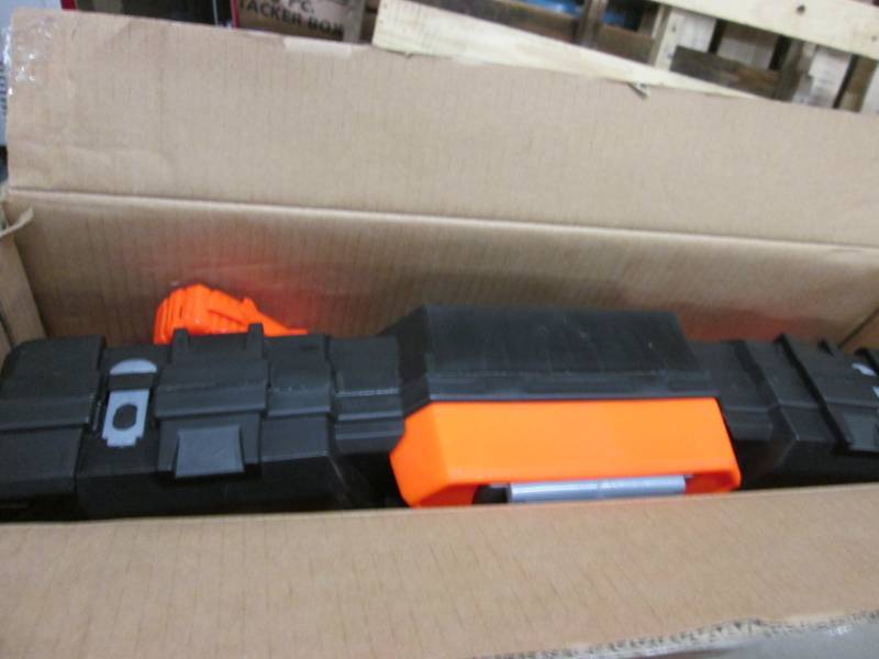 lot 91 image: 3 ft. Garage Workbench Playset open...