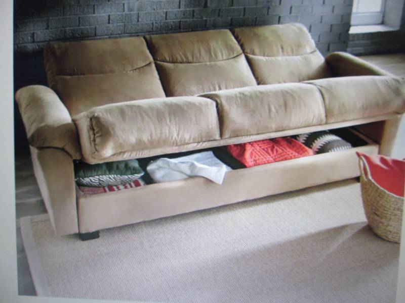 lot 122 image: Improved Super Plush Sofa open box...