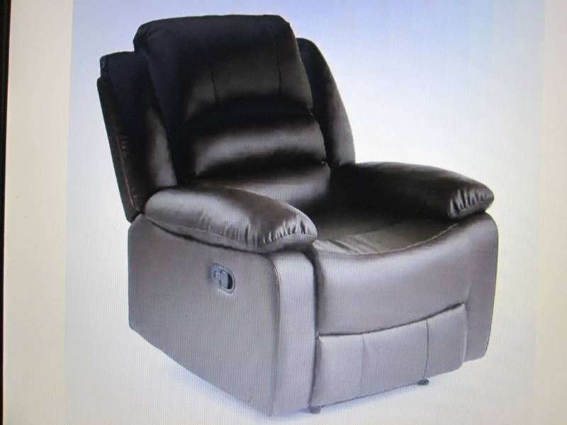 lot 123 image: Overstuffed Recliner open box Retai...