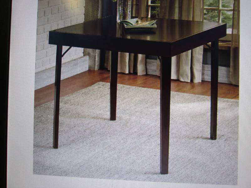 lot 132 image: Tralee Folding Table open box Retai...