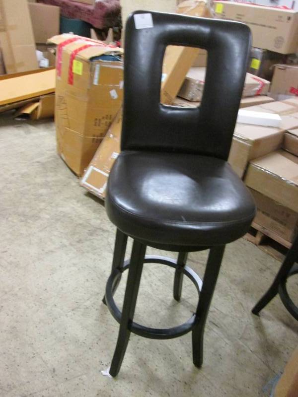 lot 134 image: Cut Out Bar Stool - Retail $129.99 ...