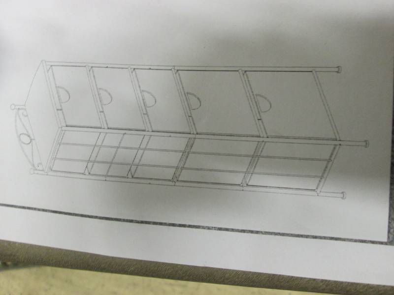 lot 142 image: Tall Storage Shelf with Baskets ope...