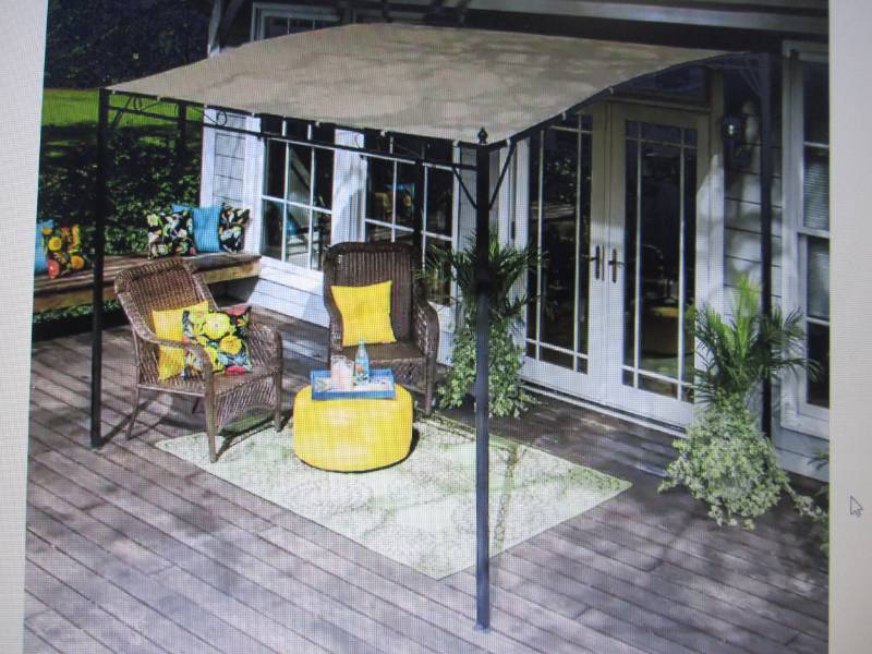 lot 147 image: Sunshade Awning Gazebo open box Ret...