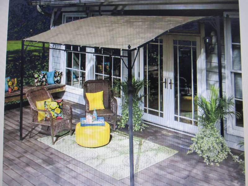 lot 148 image: Sunshade Awning Gazebo open box Ret...