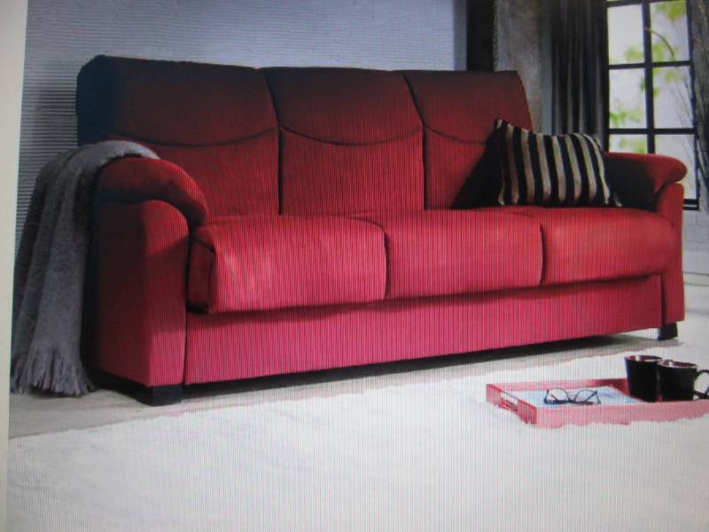 lot 150 image: Improved Super Plush Sofa open box...