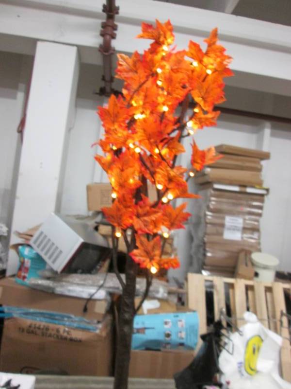 lot 159 image: Lit Autumn Tree tested Retail $49.9...