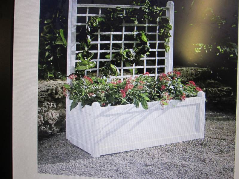 lot 162 image: Large Planter open box, no trellis ...