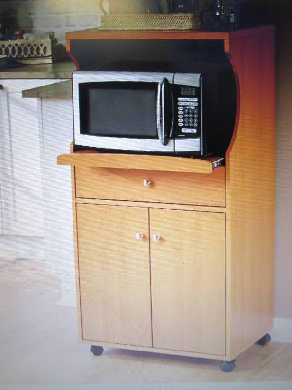 lot 181 image: Alice Rolling Microwave Stand open ...