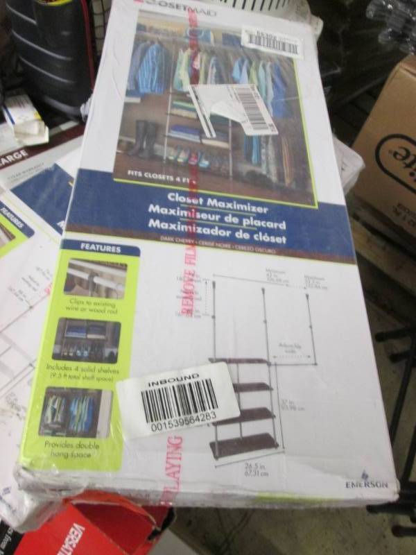 lot 213 image: ClosetMaid 4 ft. - 8 ft. Laminate C...