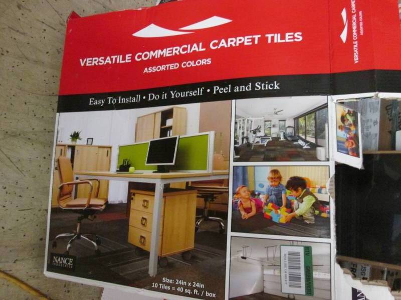 lot 218 image: Versatile Commercial Carpet Tiles...