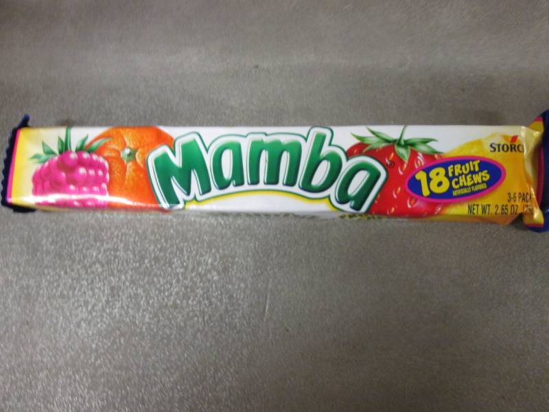 lot 251 image: 12 Packs Mamba Fruit Chews 2.65 ea...