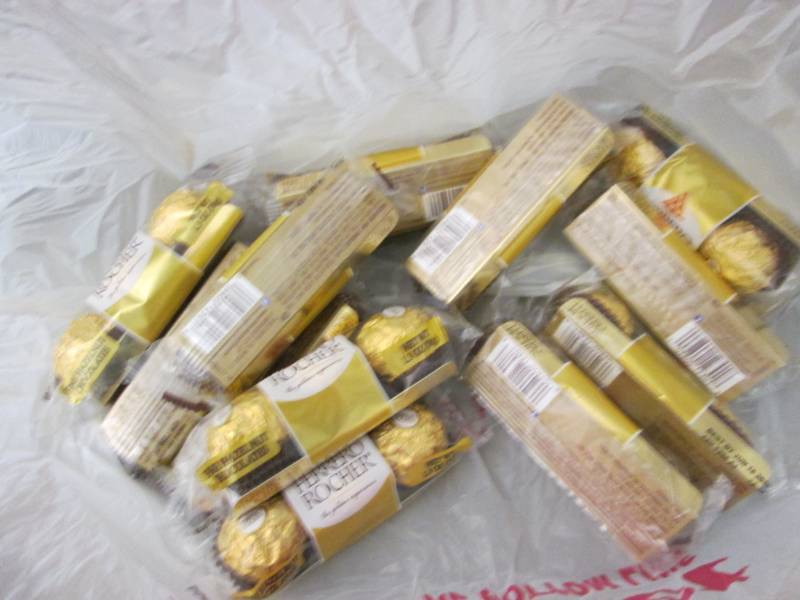 lot 255 image: 12 Ferrero Rocher Hazelnut Chocolat...