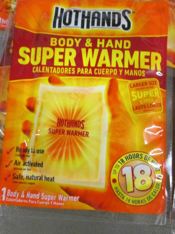 lot 298 image: 12 HotHands Body & Hands Warmers...