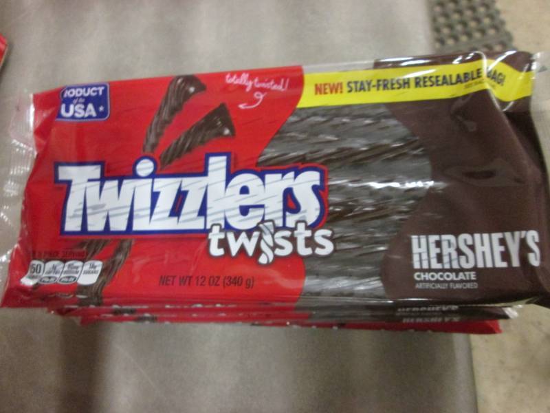 lot 305 image: Lot of 5 Packs Twizzler Twists Hers...