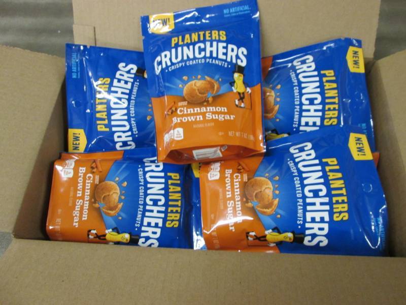 lot 316 image: Case of 8-7 oz Planters Crunchers C...