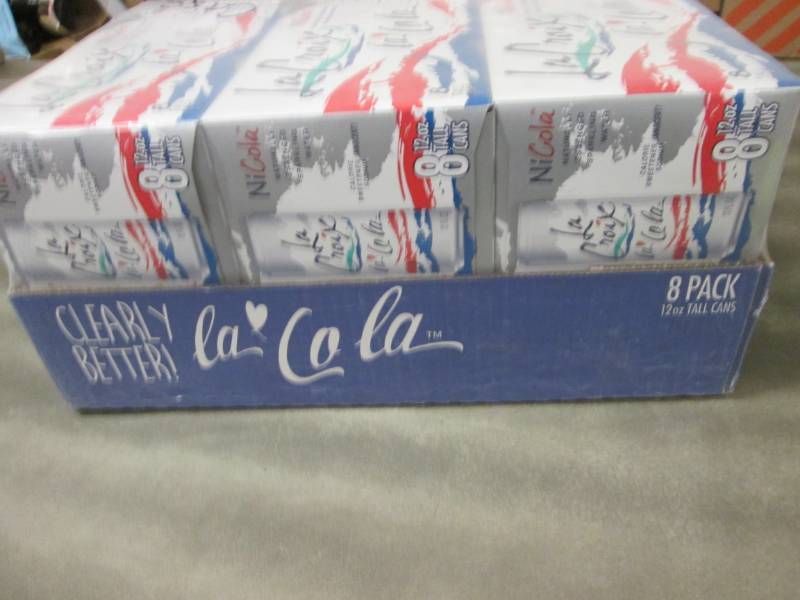 lot 336 image: 24 - 12 oz Tall Cans LaCroix Sparkl...