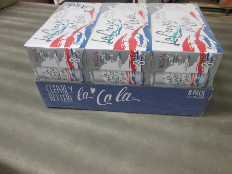 lot 337 image: 24 - 12 oz Tall Cans LaCroix Sparkl...