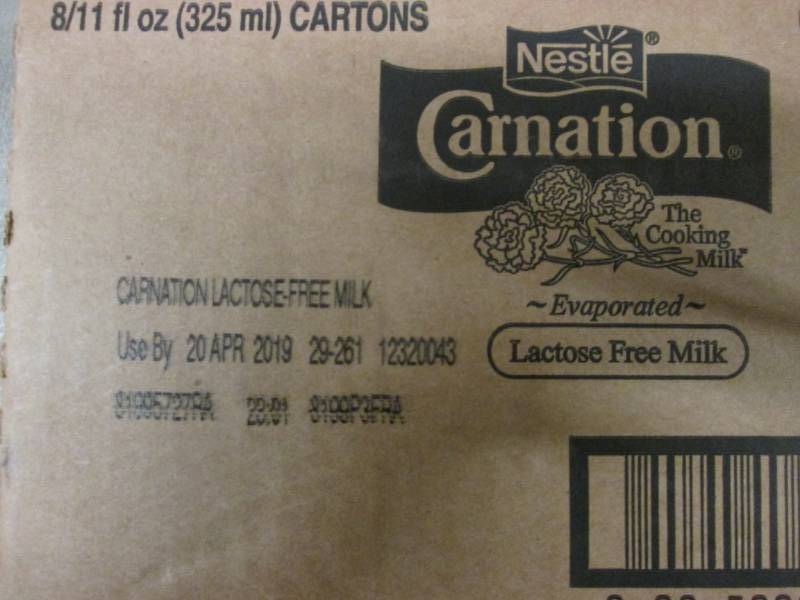 lot 353 image: Case of 11- 8 oz Size Carnation Lac...