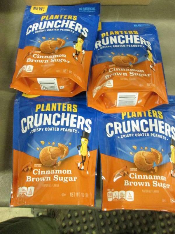 lot 355 image: Lot of 4- 7 oz Planters Crunchers C...