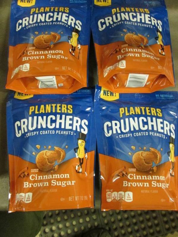 lot 357 image: Lot of 4- 7 oz Planters Crunchers C...