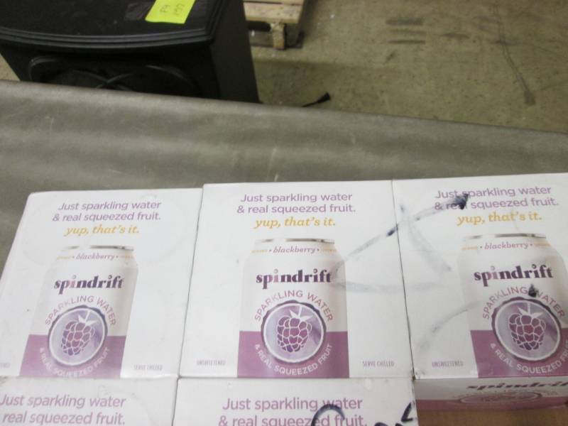 lot 361 image: 3- 4pks Black Berry Spindrift Spark...