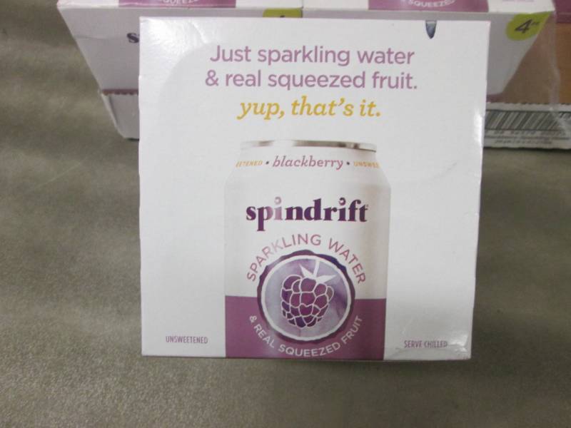 lot 362 image: 3- 4pks Black Berry Spindrift Spark...