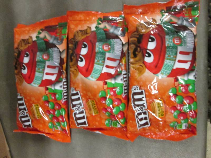 lot 390 image: 3 Bags Peanut Butter M&Ms 11.40 oz...