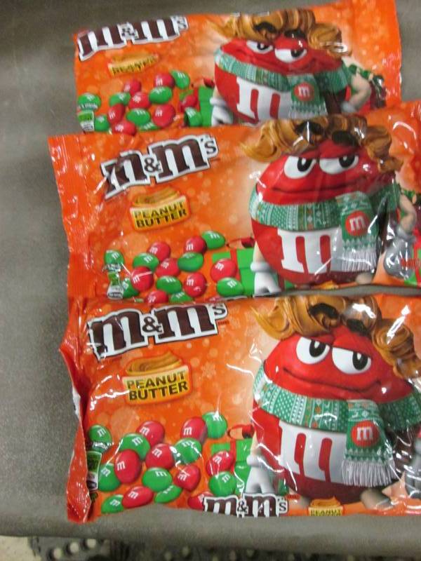 lot 398 image: 3 Bags Peanut Butter M&Ms 11.40 oz...