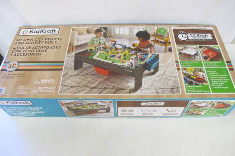 kidkraft my own city vehicle and activity table