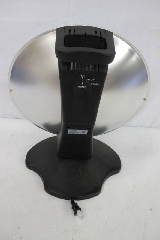 lot 63 image: Greenmade Heat Machine Dish Parabolic Electric Heater With Quick, Concentrated Heat 1000 Watts