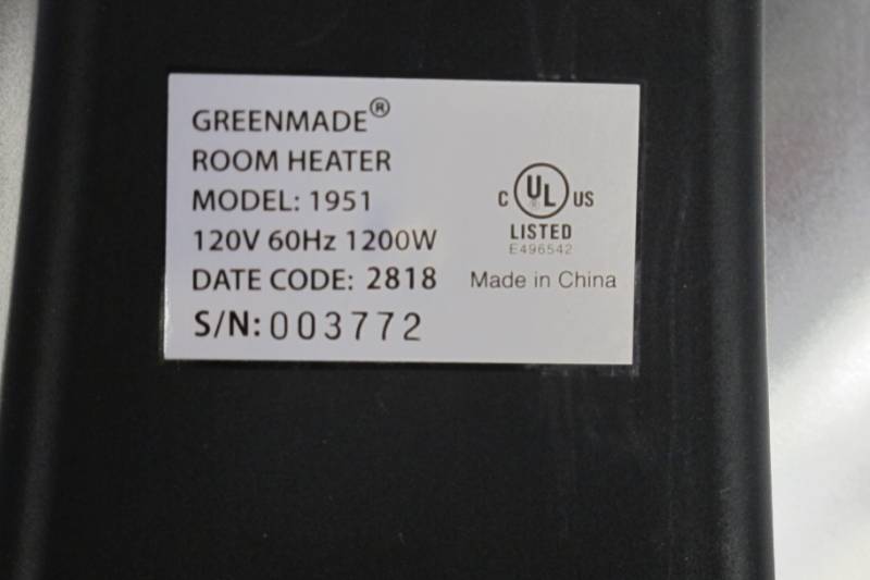 Greenmade Heat Machine Dish Parabolic Electric Heater With Quick