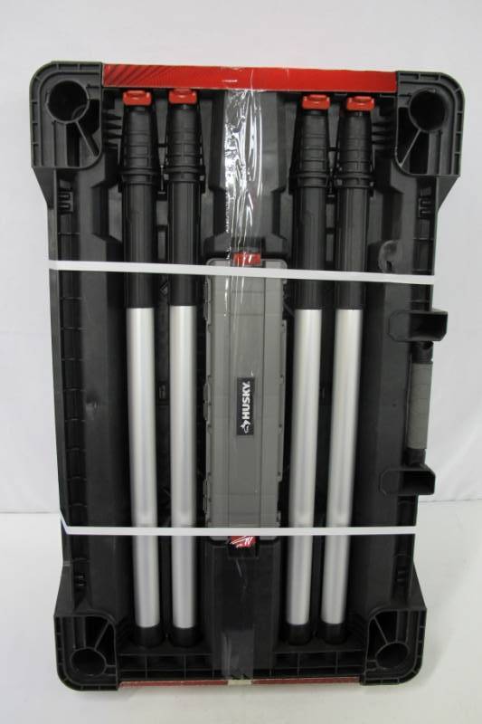 lot 59 image: Husky 1.8 ft. x 3 ft. Portable Jobsite Workbench - 1500 lb Capacity