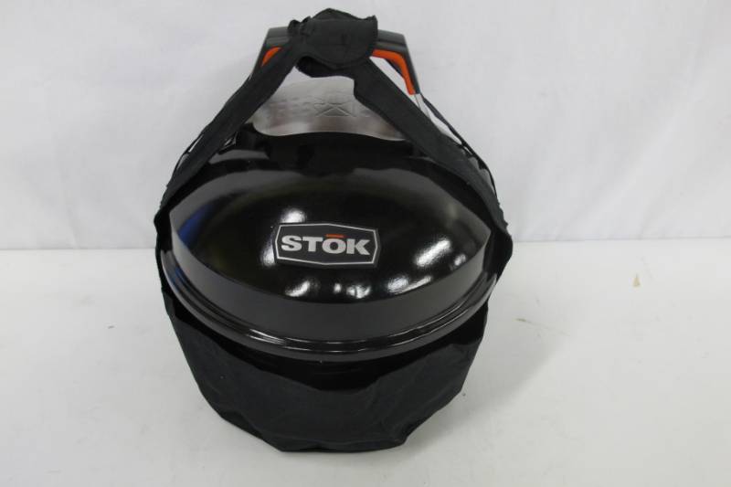 lot 28 image: STOK Tourist 104 sq. in. Single Burner Portable Propane Gas Grill in Black STG1001HD - NEW No Box