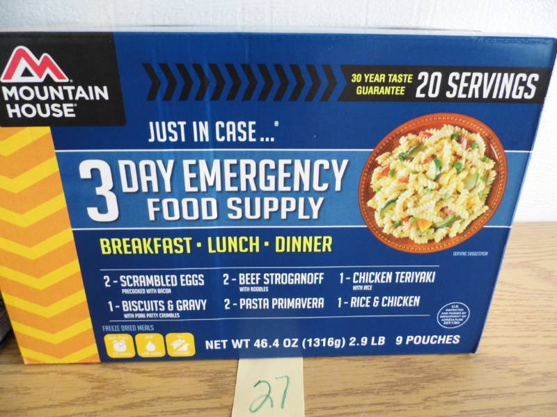 Mountain House 3 day Food Supply