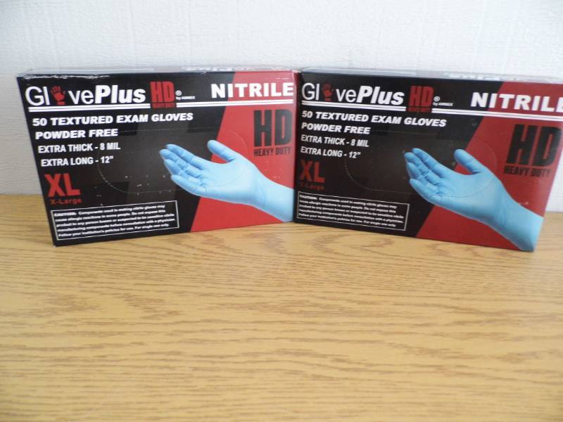 Lot of 2 Boxes Glove Plus Exam Gloves